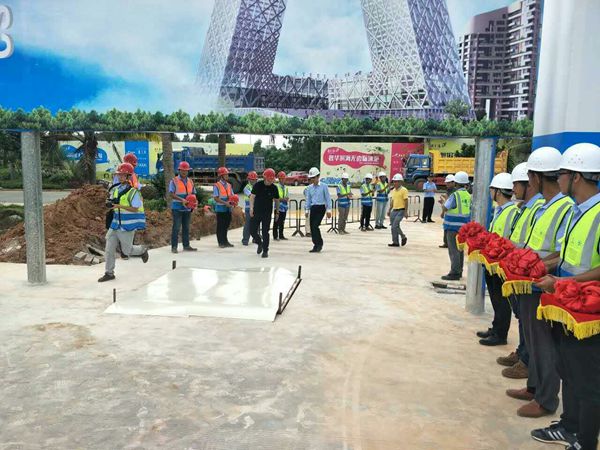 熱烈祝賀鯨黔公司湛江鼎龍灣碧桂園開工